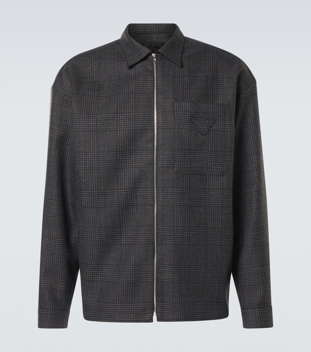 Prince of Wales virgin wool blouson | Prada
