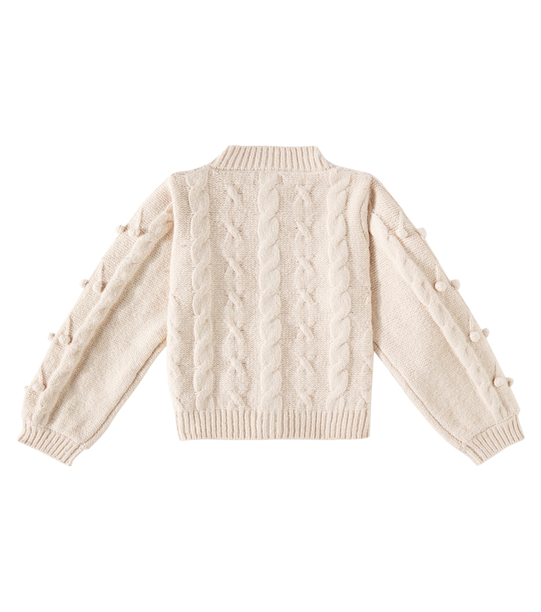 Bobble cable-knit cardigan | Rylee + Cru