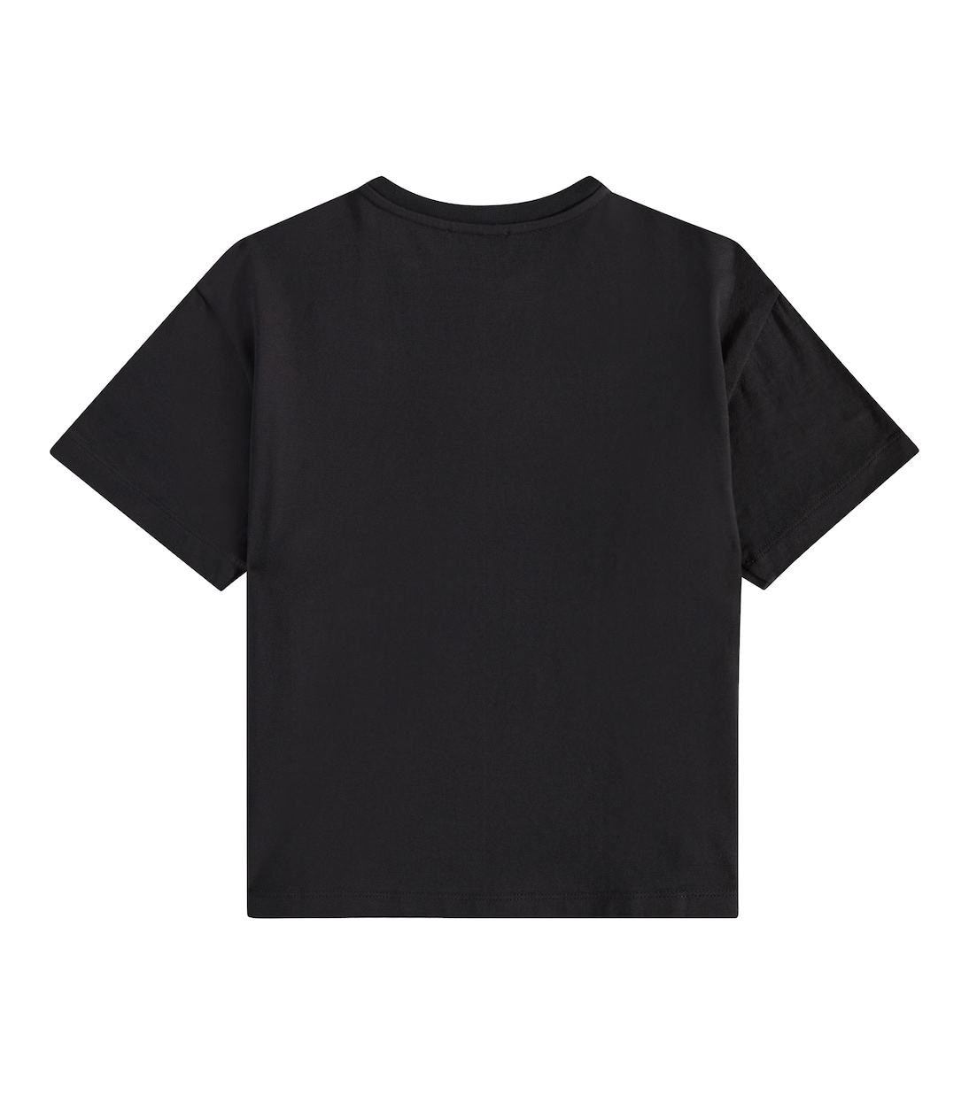 T-shirt in jersey di cotone con glitter | Dolce&Gabbana Kids