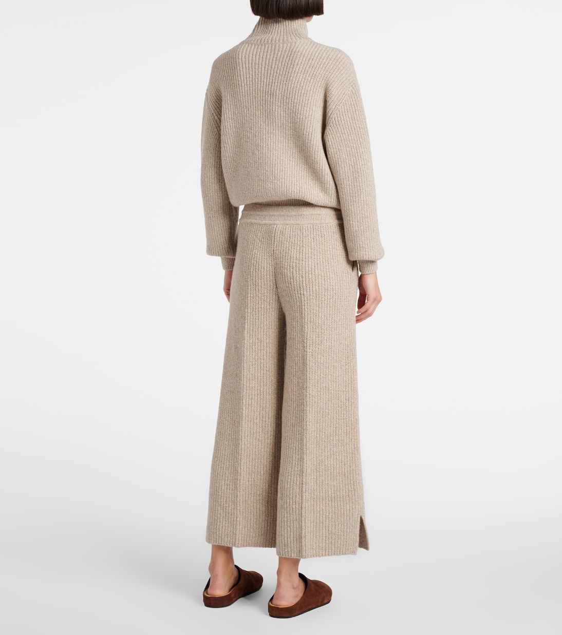 Valduggia ribbed-knit cashmere culottes | Loro Piana