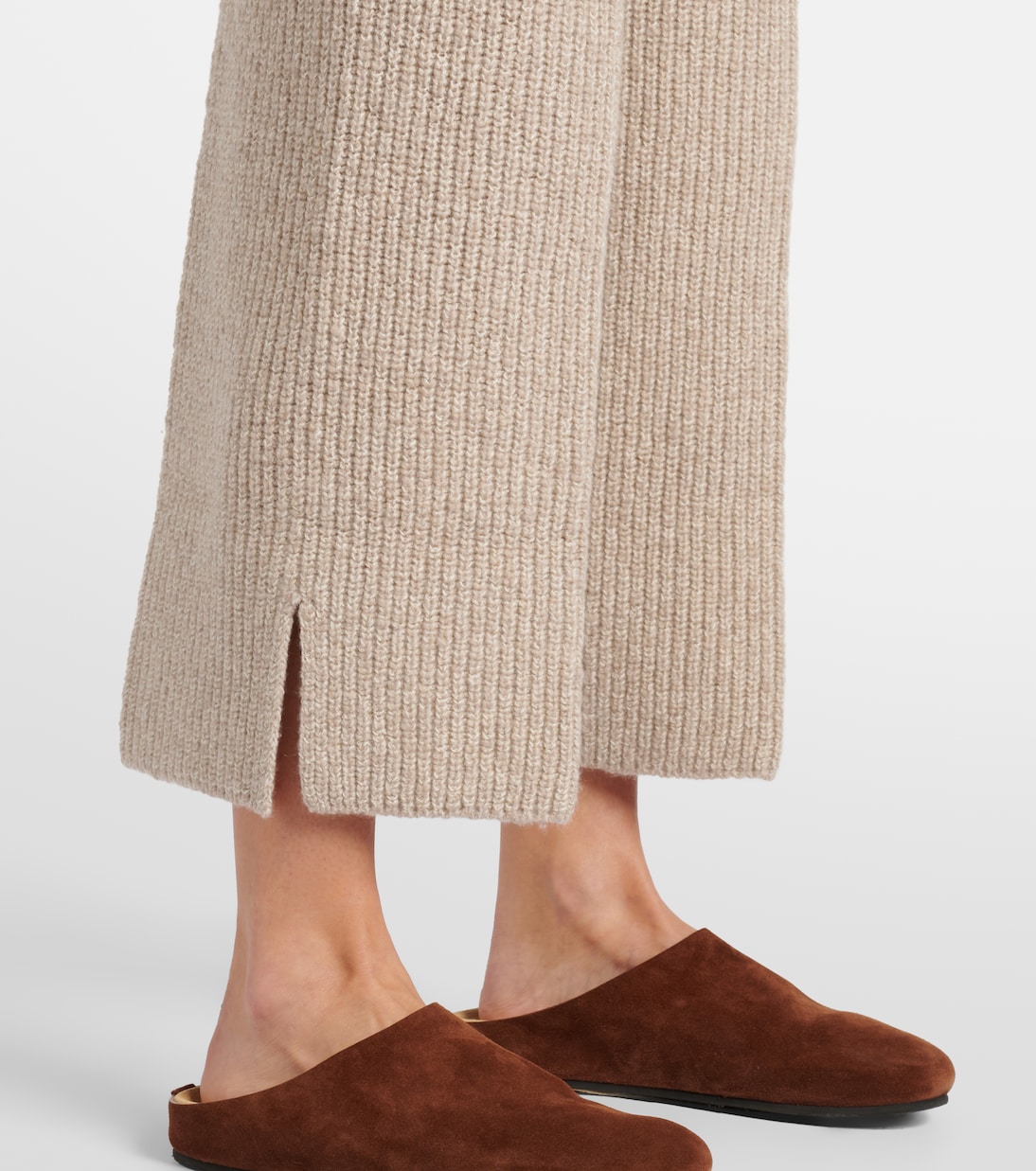 Valduggia ribbed-knit cashmere culottes | Loro Piana
