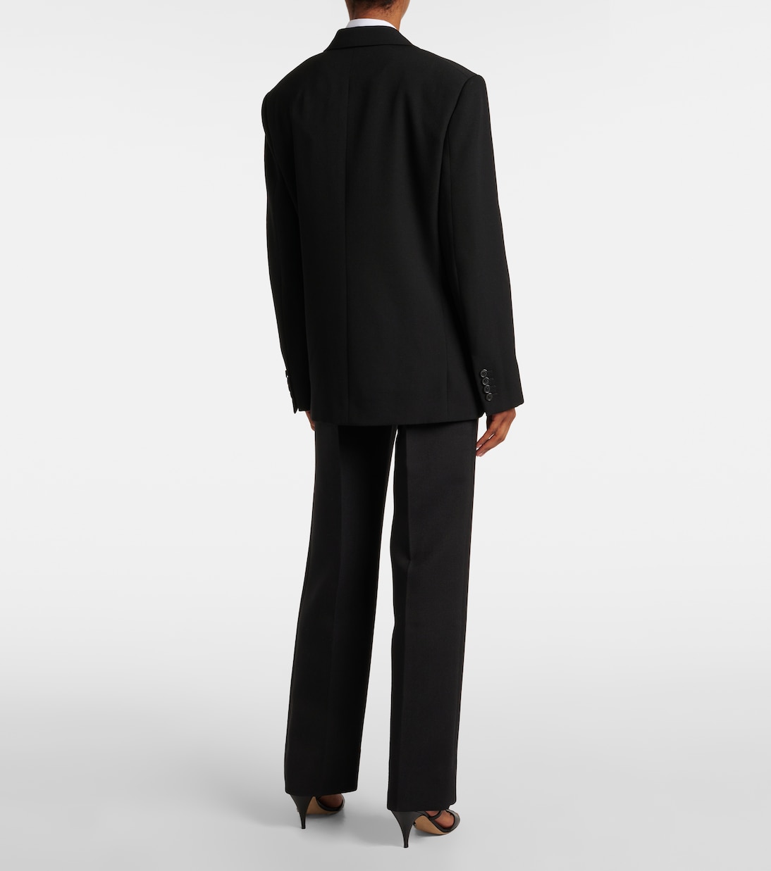 Sandon double-breasted wool blazer | The Row