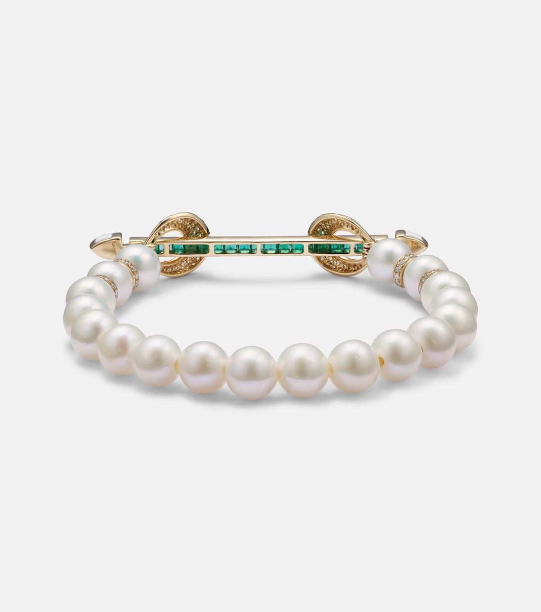 Bracciale ANANYA Chakra in oro 18kt con gemme preziose per giovani alla moda