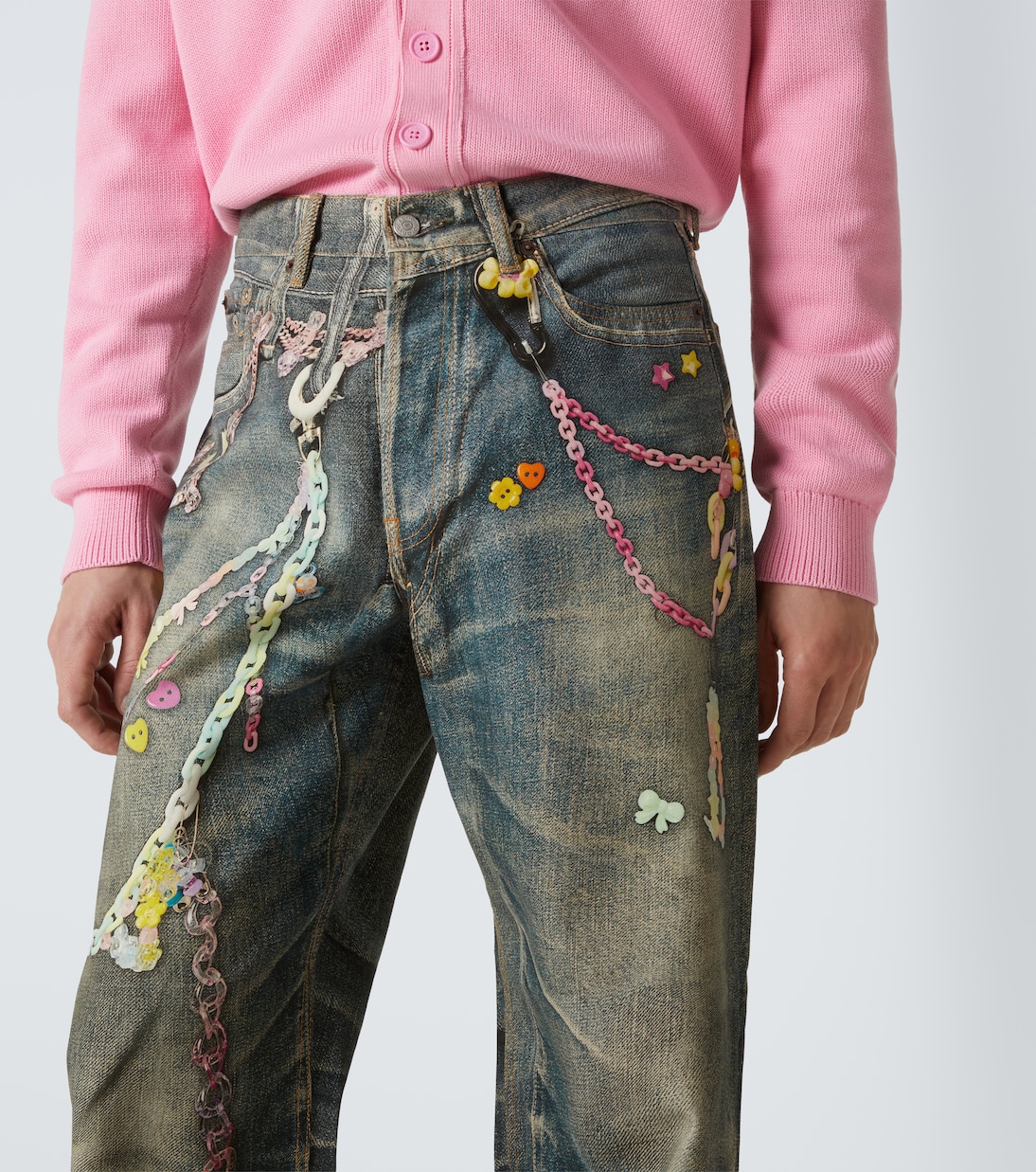Jeans anchos 1981M trompe l'œil | Acne Studios