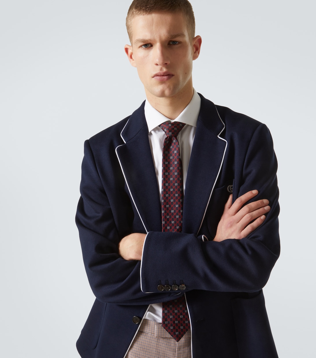 GG silk jacquard tie | Gucci