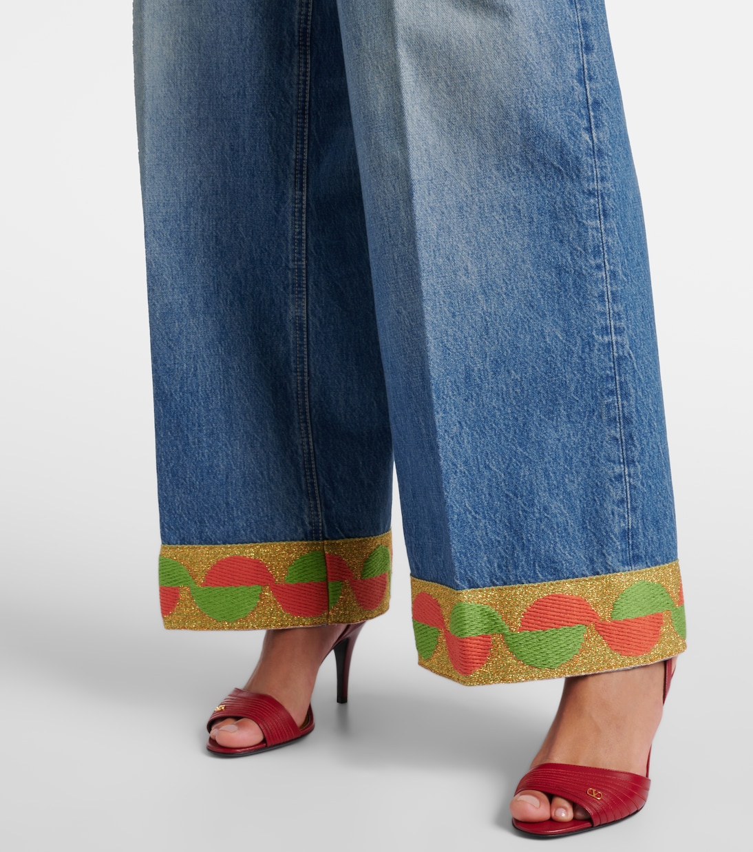 Jean ample à taille haute | Valentino