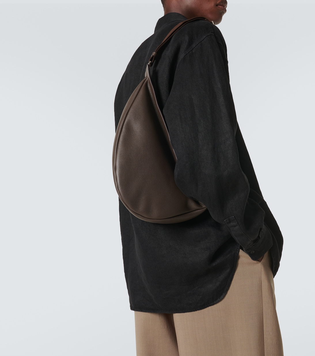 Messenger Bag Slouchy Banana aus Leder | The Row