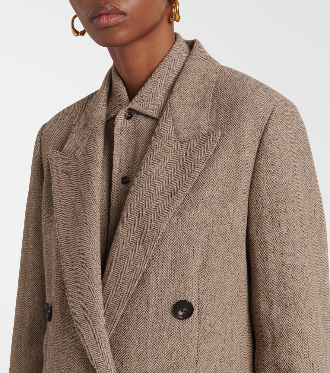 Blazer Genny in crêpe di lino | Loro Piana