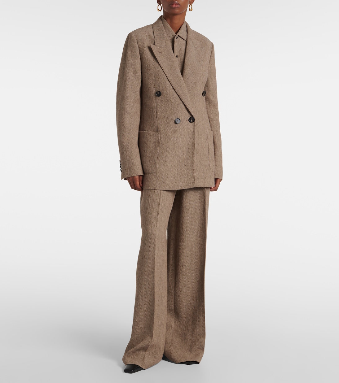 Blazer Genny in crêpe di lino | Loro Piana