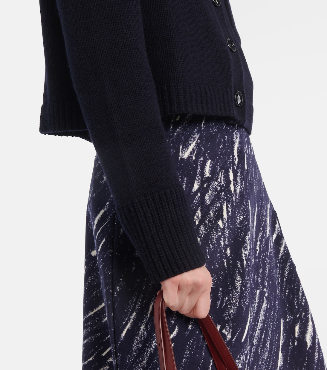 Wool and cashmere cardigan | Jardin des Orangers