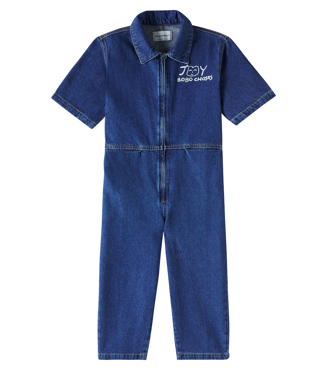 Latzhose Smiling aus Denim | Bobo Choses