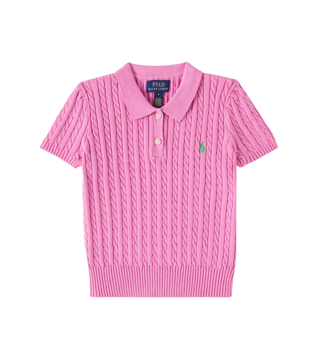 Polo in cotone a trecce | Polo Ralph Lauren Kids