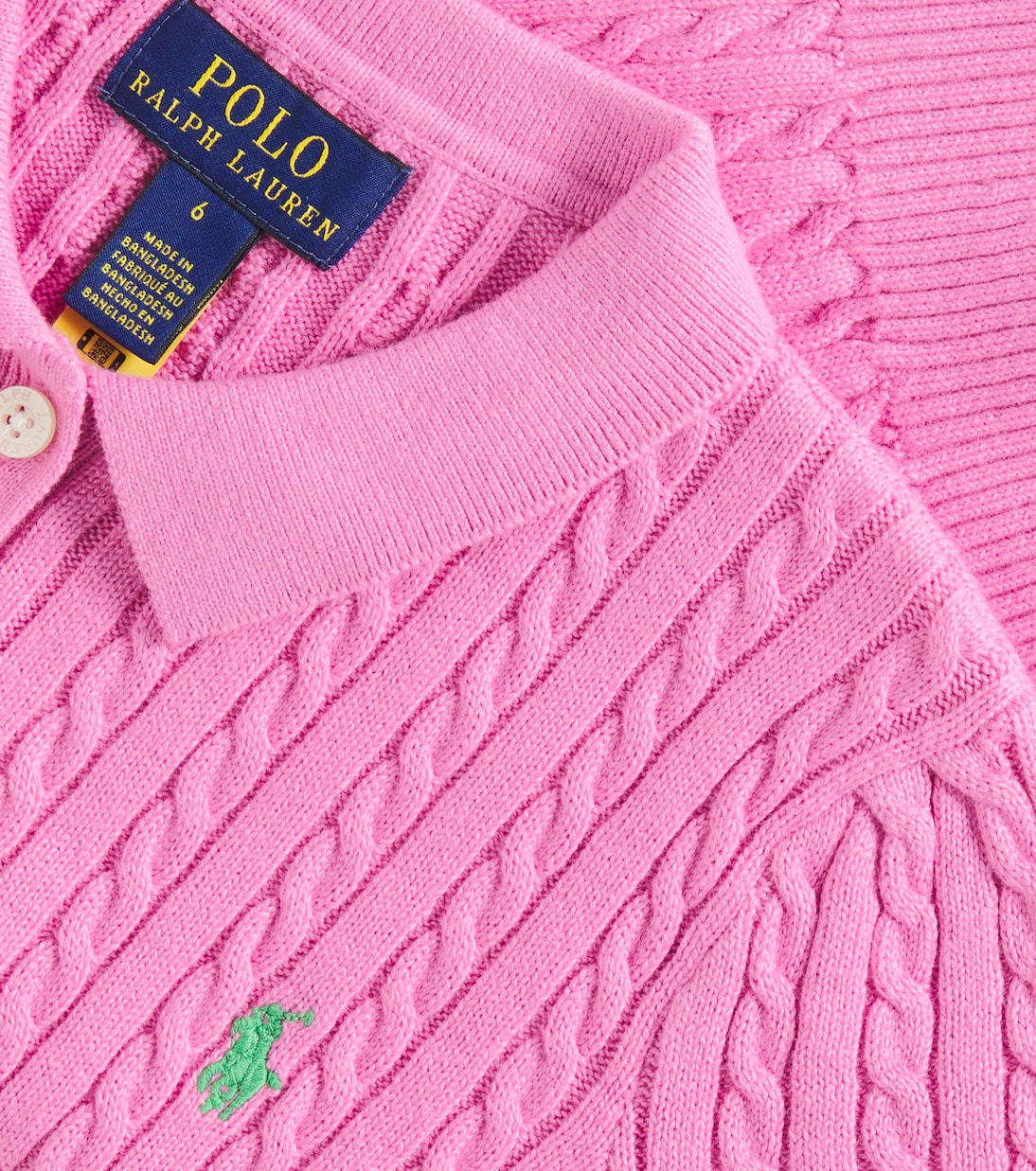 Polo in cotone a trecce | Polo Ralph Lauren Kids