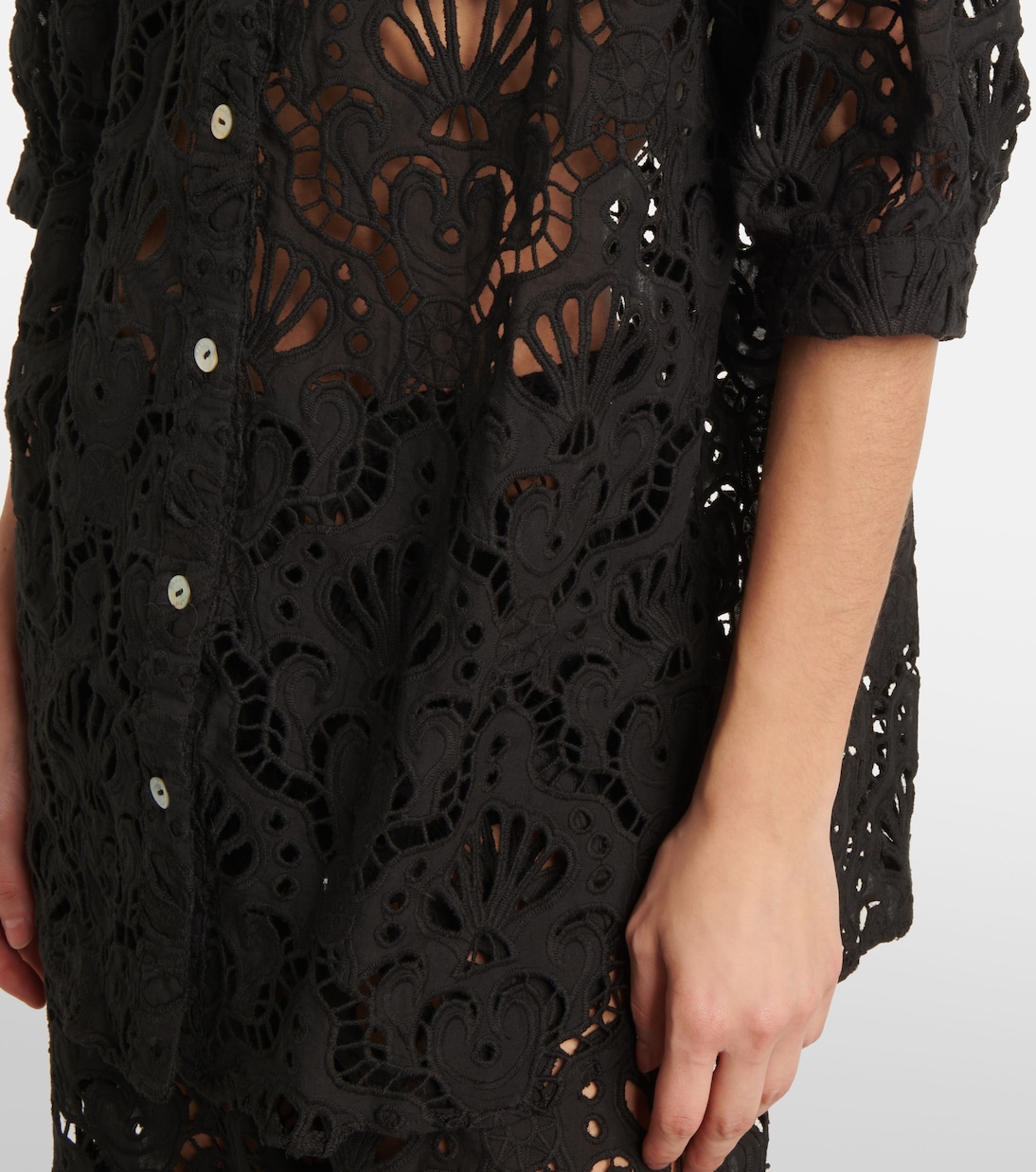 Camicia Seashell in pizzo di cotone | Farm Rio