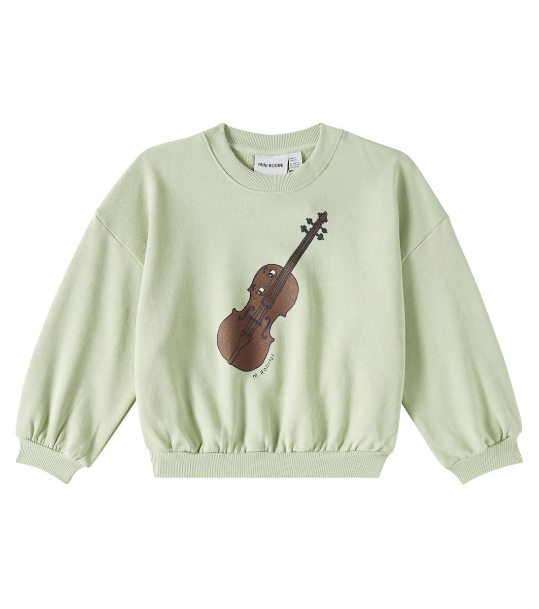 Felpa Violin in jersey di cotone | Mini Rodini