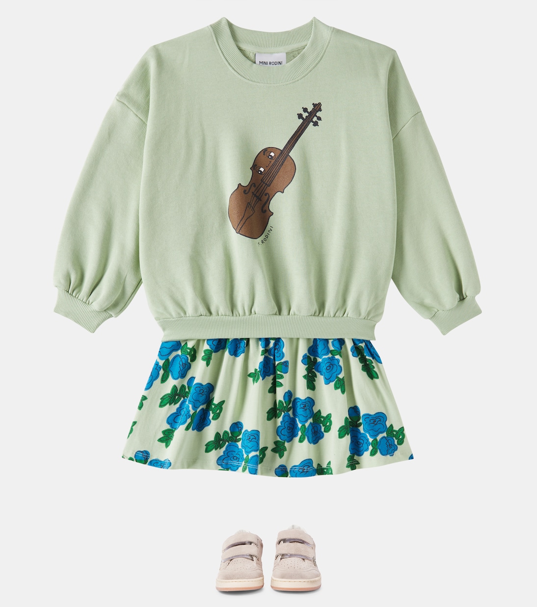 Felpa Violin in jersey di cotone | Mini Rodini
