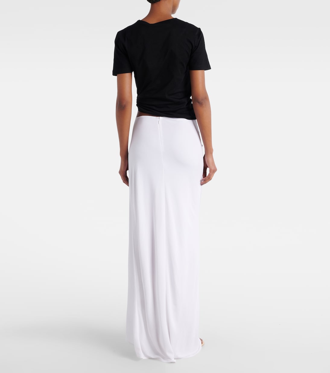 Top cropped Orbit in jersey di cotone | Christopher Esber