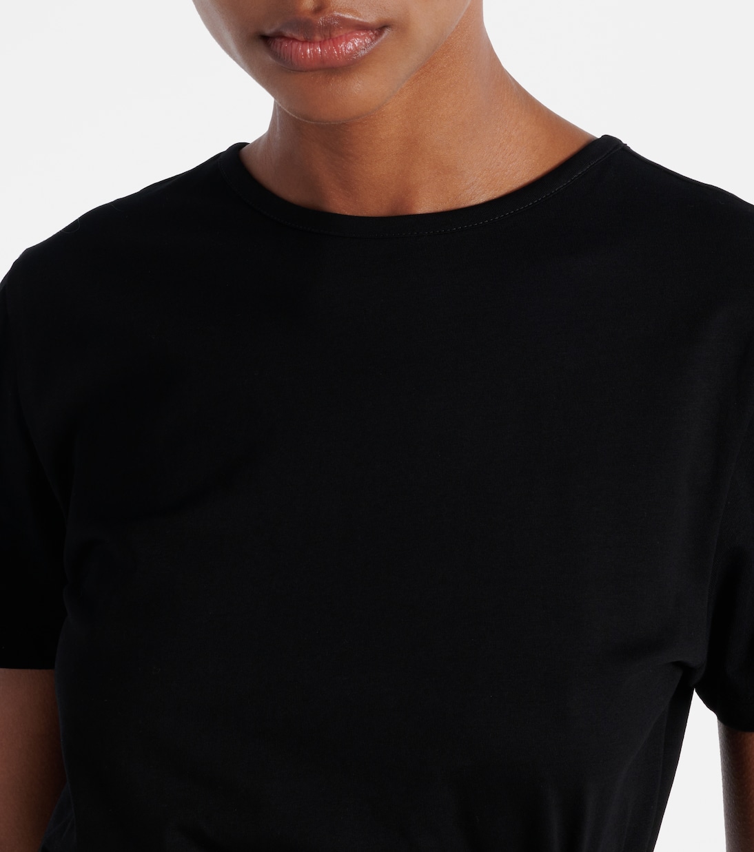 Top cropped Orbit in jersey di cotone | Christopher Esber