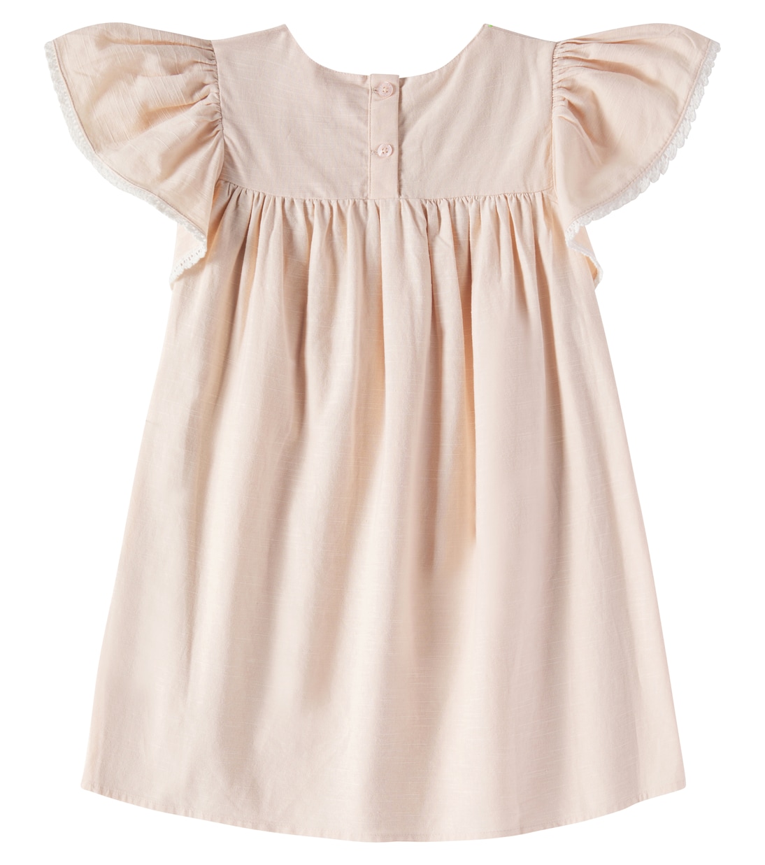 Besticktes Kleid Ana aus Baumwolle und Leinen | Louise Misha