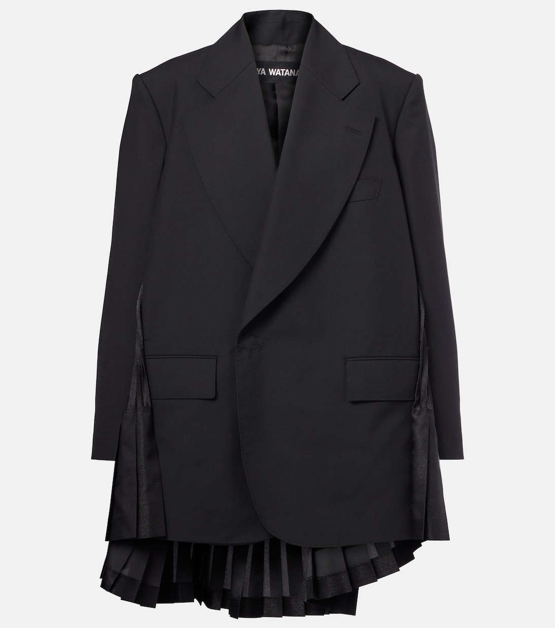 Abito blazer in lana a pieghe | Junya Watanabe