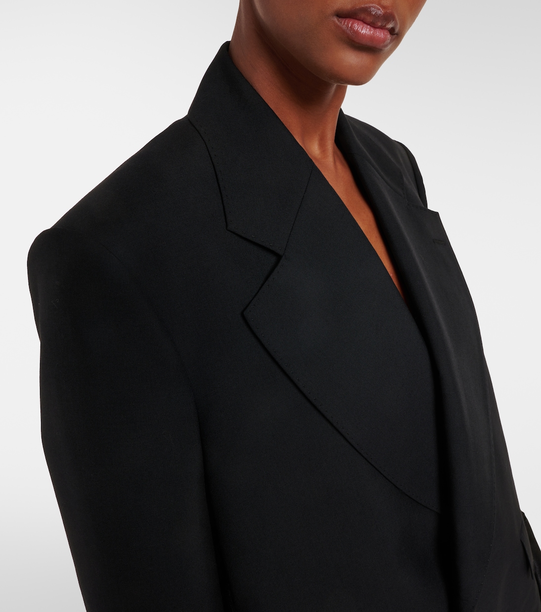 Abito blazer in lana a pieghe | Junya Watanabe
