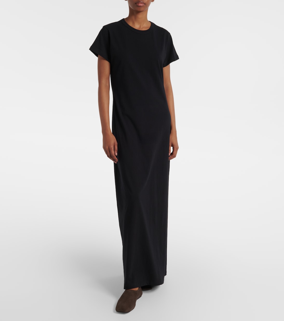 Abito lungo Margo in jersey di cotone | Leset