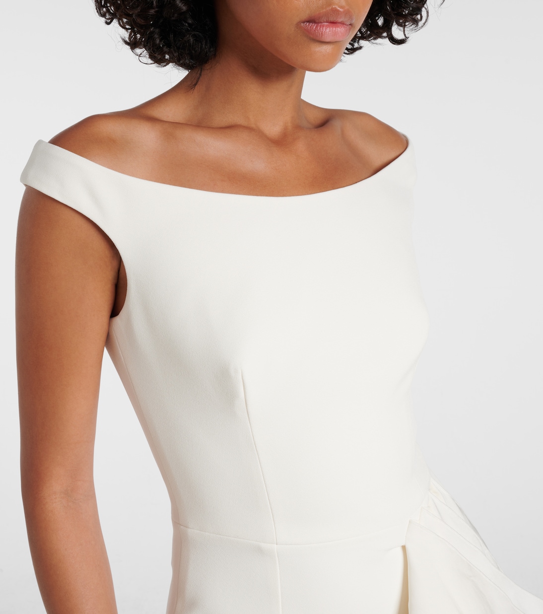 Vestido midi Bree drapeado | Safiyaa