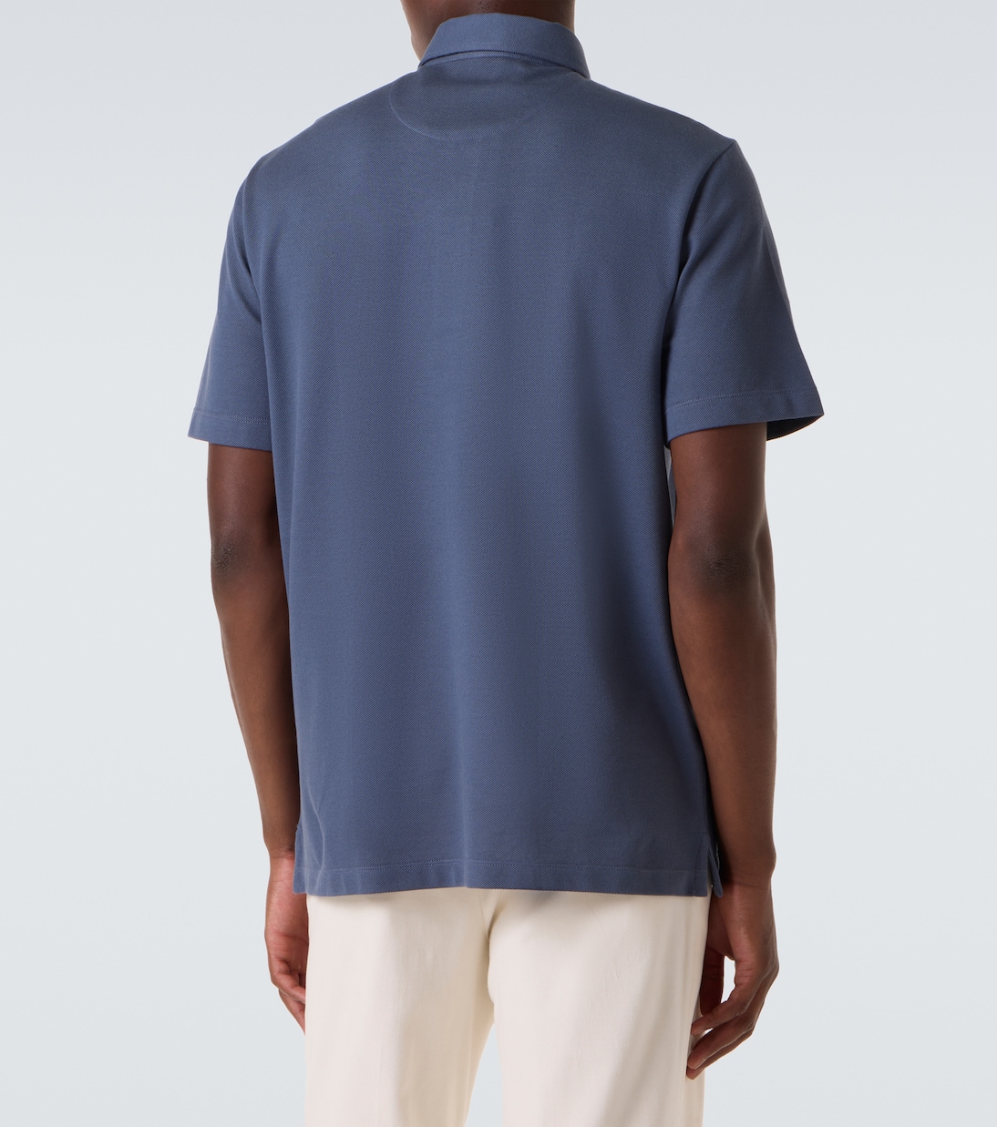 Cotton piqué polo shirt | Brioni