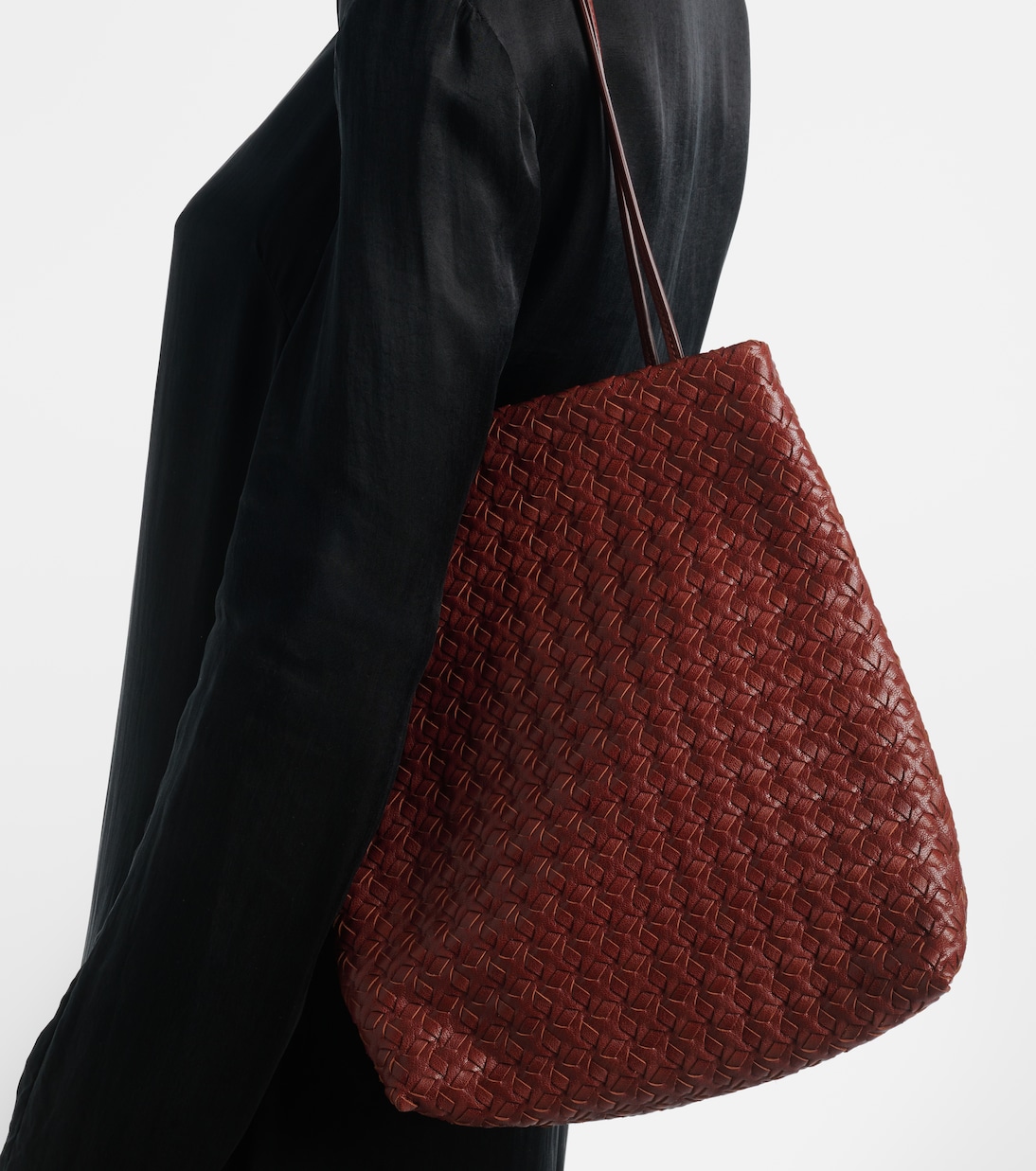 Lilou woven leather shoulder bag | The Row