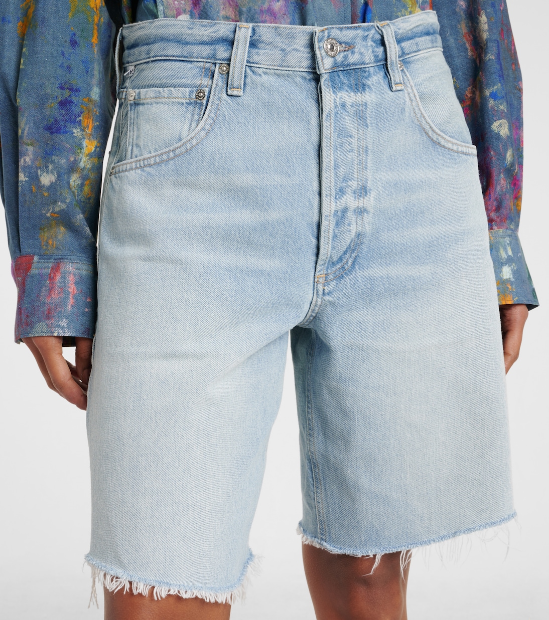 Short en jean Ayla à taille mi-haute | Citizens of Humanity