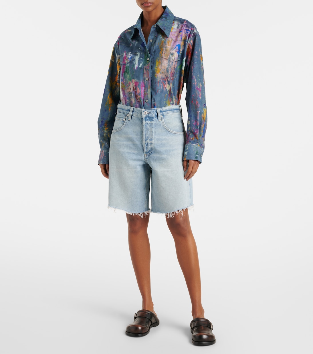 Short en jean Ayla à taille mi-haute | Citizens of Humanity
