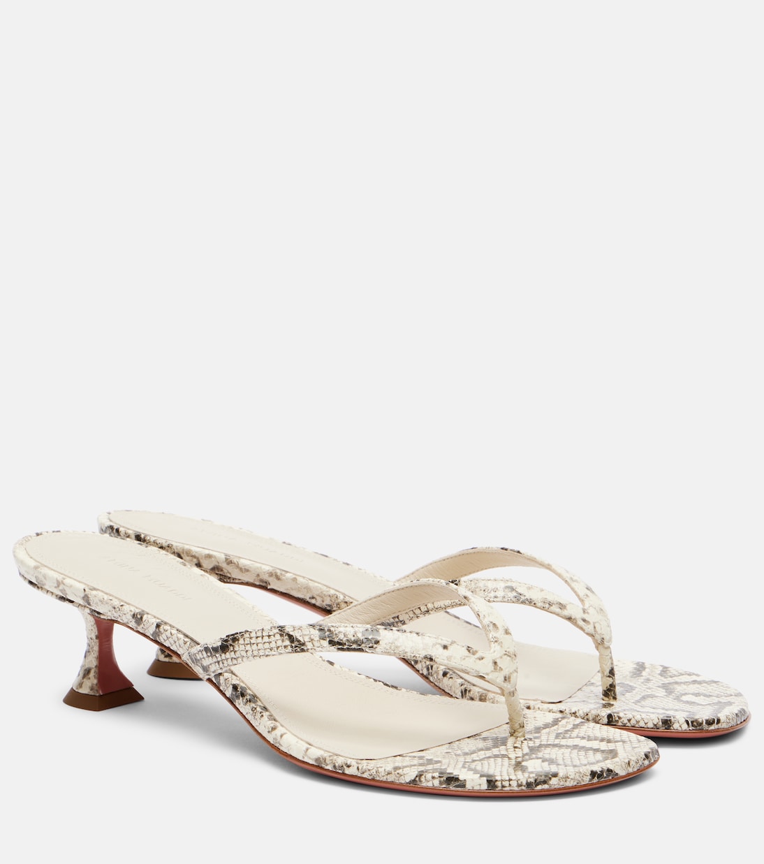 Juliette 45 leather thong sandals | Amina Muaddi