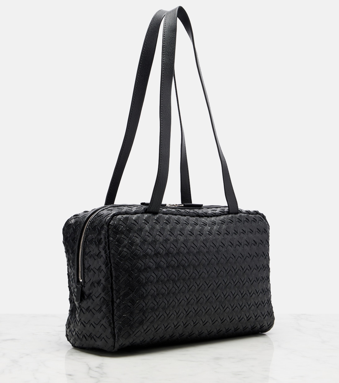 Astra woven leather shoulder bag | The Row