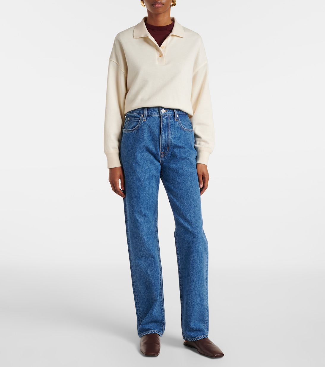 High-Rise Straight Jeans London | Slvrlake