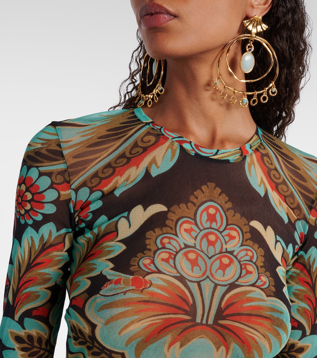 Printed jersey top | Etro