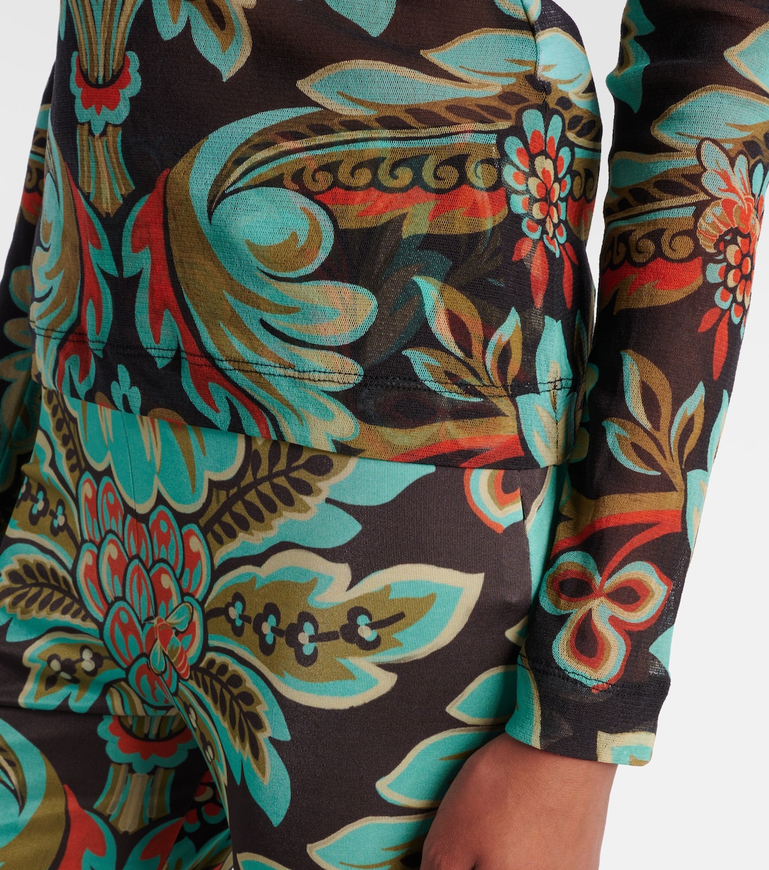 Printed jersey top | Etro