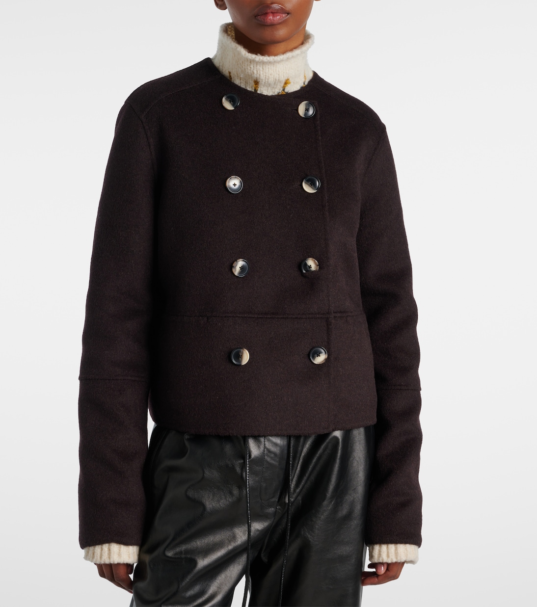 Courtney double-breasted wool-blend jacket | Proenza Schouler