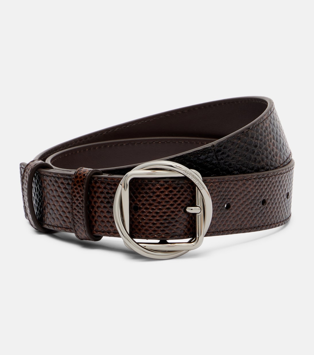 Salon snake-effect leather belt | Jacquemus