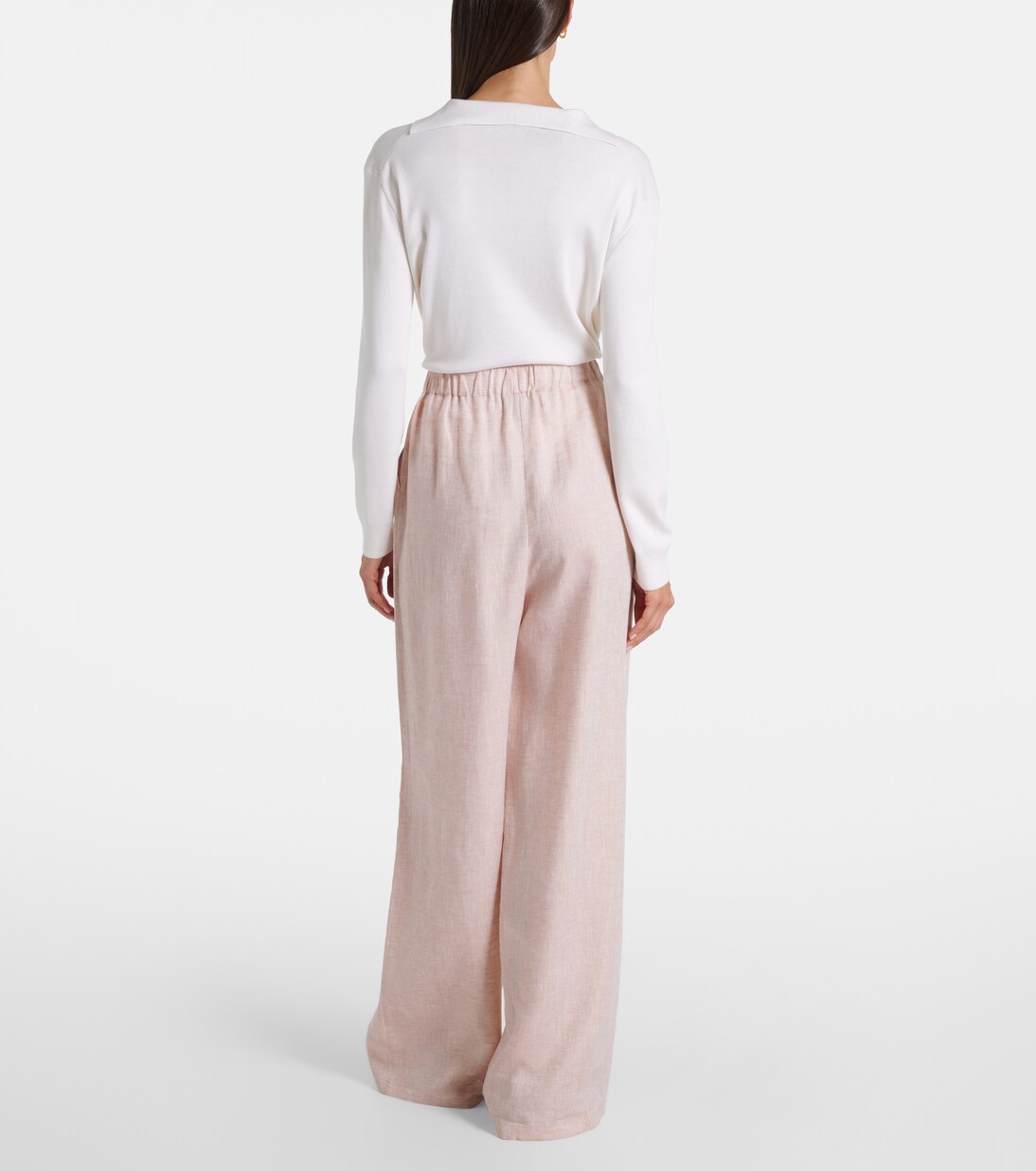 Valerio linen wide-leg pants | Loro Piana