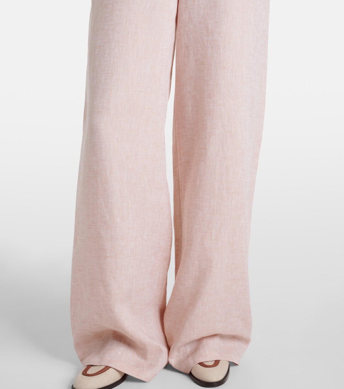 Valerio linen wide-leg pants | Loro Piana