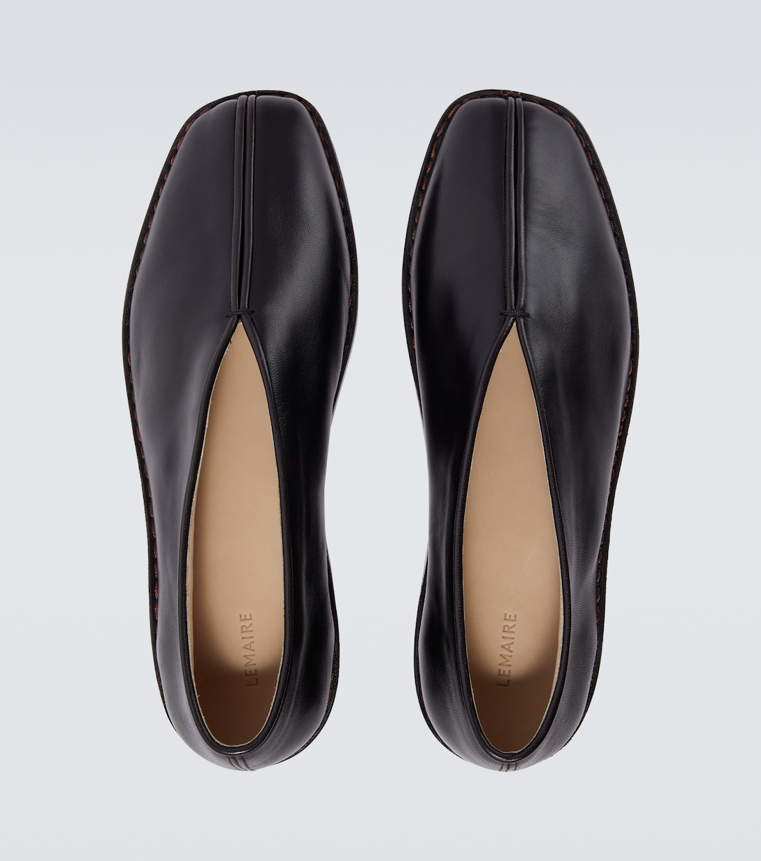 Leather slip-on shoes | Lemaire