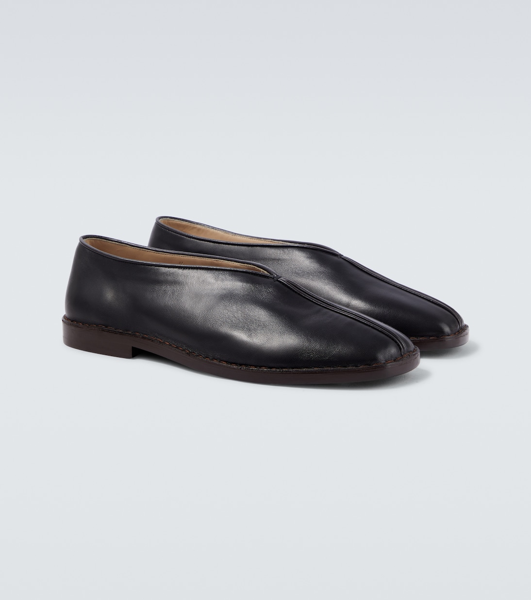 Leather slip-on shoes | Lemaire