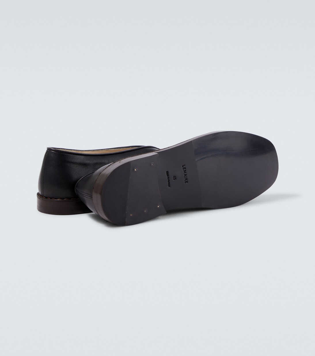 Leather slip-on shoes | Lemaire