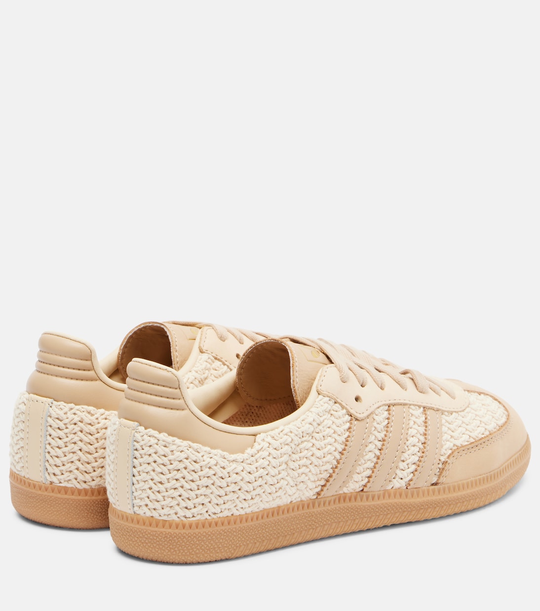 Samba OG leather-trimmed sneakers | Adidas