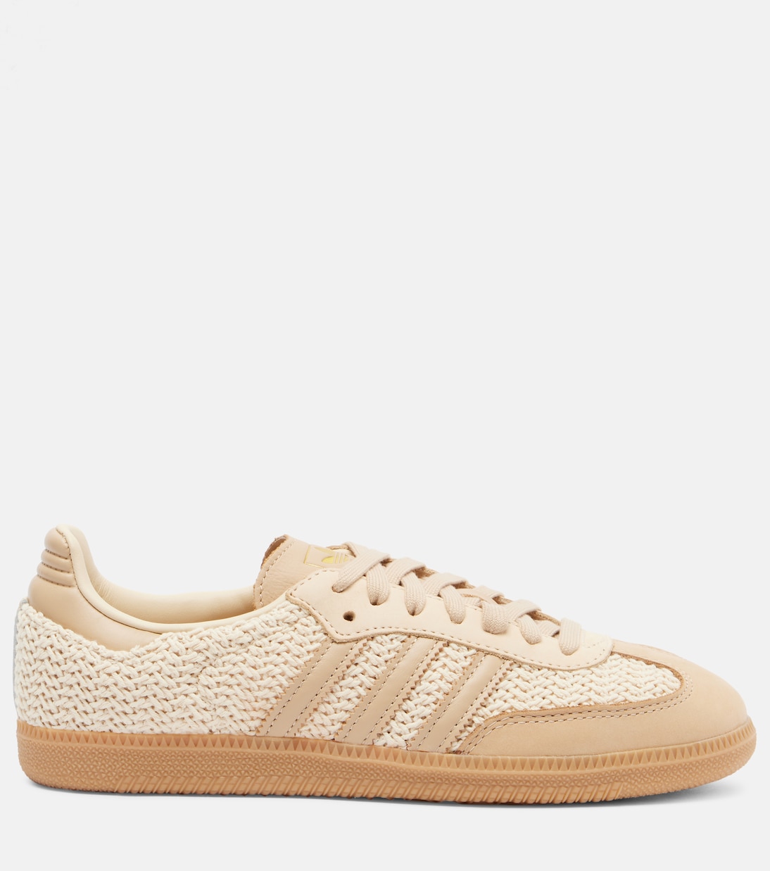 Samba OG leather-trimmed sneakers | Adidas