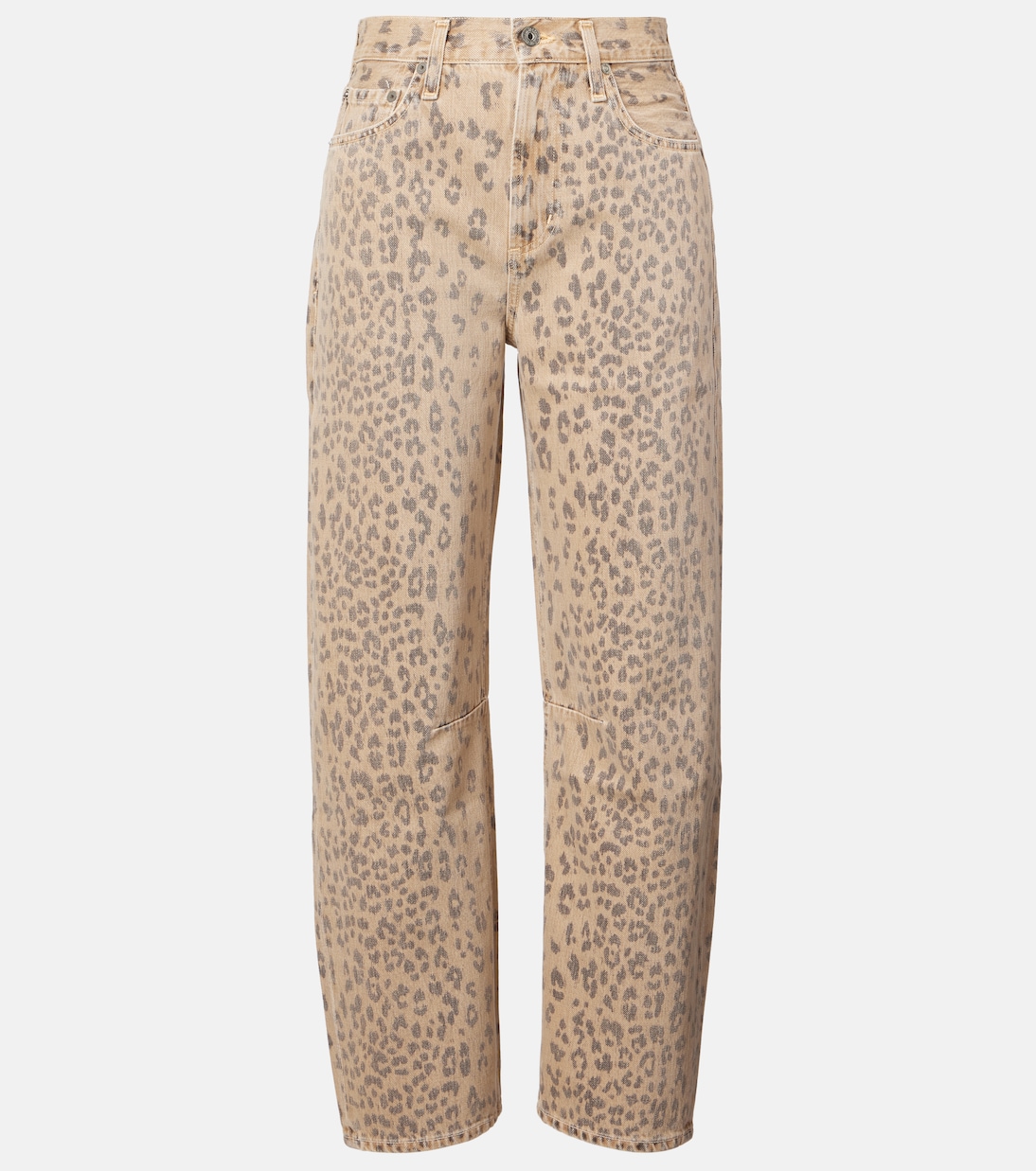 Miro leopard-print barrel-leg jeans | Citizens of Humanity