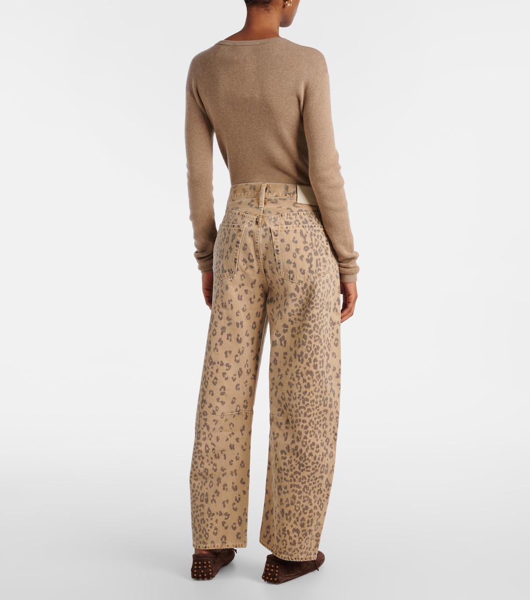 Miro leopard-print barrel-leg jeans | Citizens of Humanity