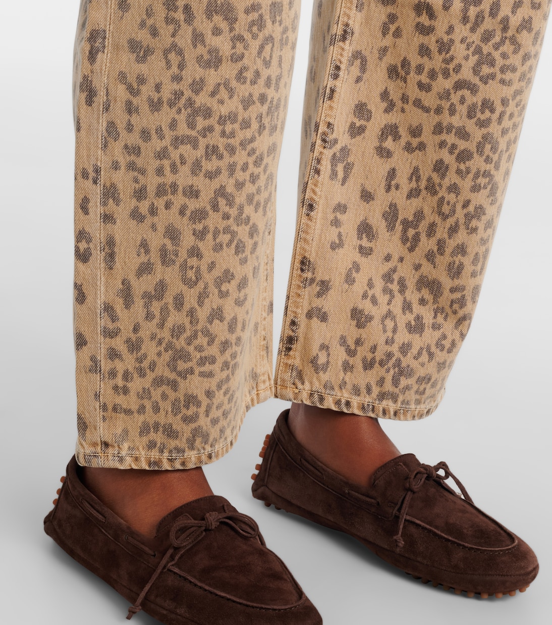 Miro leopard-print barrel-leg jeans | Citizens of Humanity