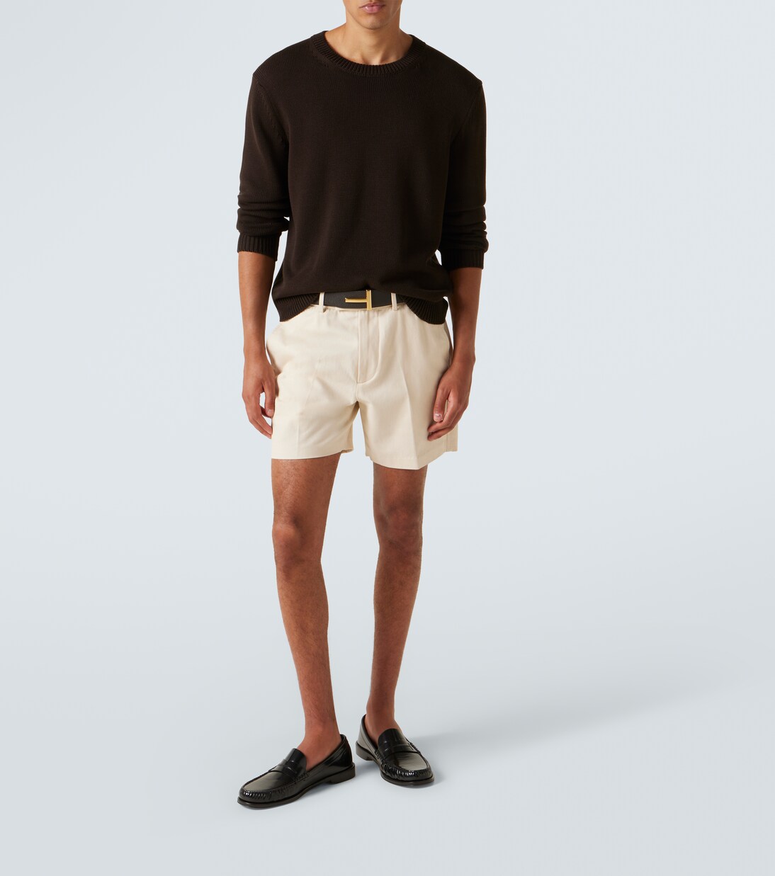 Cotton drill shorts | Tom Ford