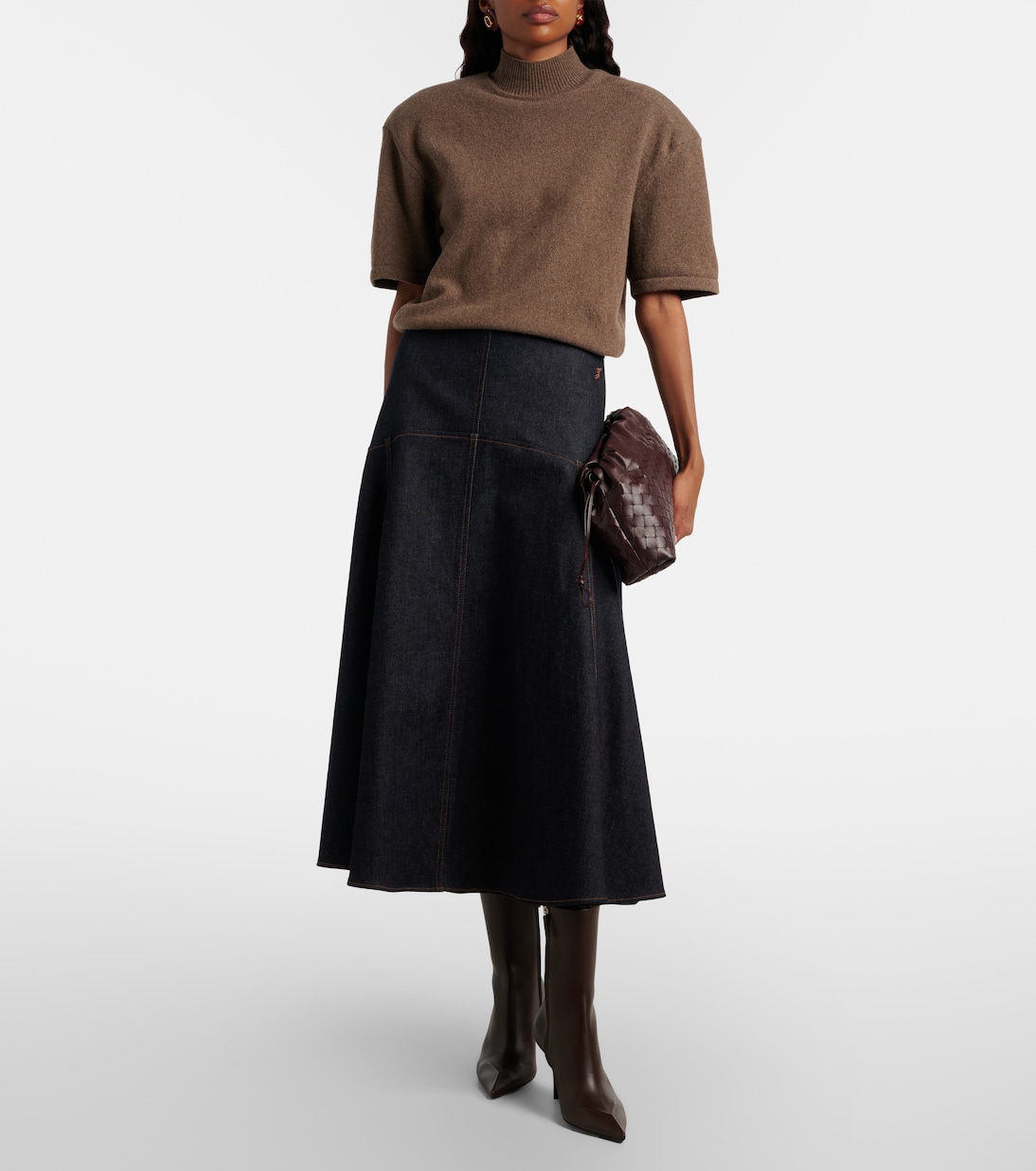 Christine 80 leather ankle boots | Amina Muaddi